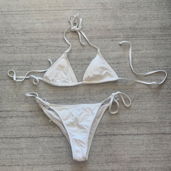 Tilly's Other - Tilly's Full Tilt White String Bikini, size XS